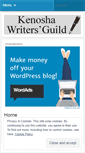 Mobile Screenshot of kenoshawritersguild.com