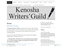Tablet Screenshot of kenoshawritersguild.com